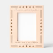 Patroon Custom Couples Jubileum Gift Gegraveerde Lijstjes (Voorkant)