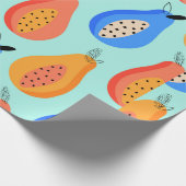  patroon. Cute citrus zomervrucht. Cadeaupapier (Hoek)