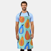 patroon. Cute citrus zomervrucht. Schort (Gedragen)