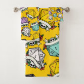 Patroon D20-apparaatset Bad Handdoek (Insitu)