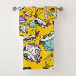 Patroon D20-apparaatset Bad Handdoek