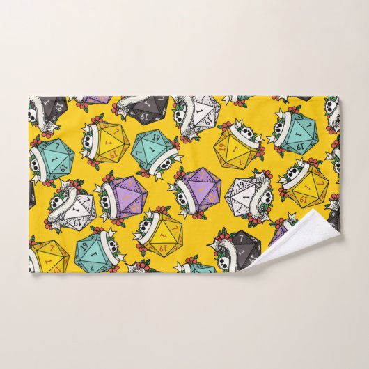 Patroon D20-apparaatset Bad Handdoek (Handdoek)