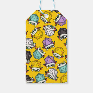 Patroon D20-apparaatset Cadeaulabel