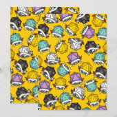 Patroon D20-apparaatset Feestdagenkaart (Voorkant / Achterkant)