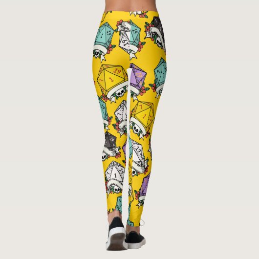 Patroon D20-apparaatset Leggings (Achterkant)