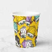 Patroon D20-apparaatset Papieren Bekers (Rechts)