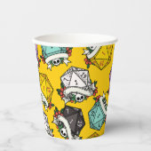 Patroon D20-apparaatset Papieren Bekers (Voorkant)