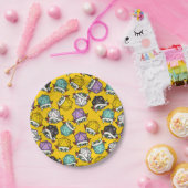 Patroon D20-apparaatset Papieren Bordje (Feest)