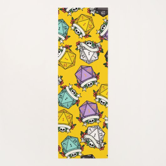 Patroon D20-apparaatset Yogamat (Achterkant)