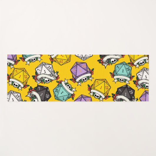 Patroon D20-apparaatset Yogamat (Voorkant (horizontaal))