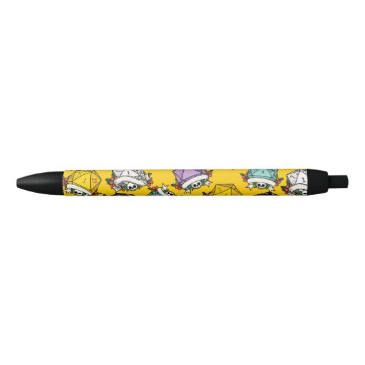 Patroon D20-apparaatset Zwarte Inkt Pen (Voorkant)