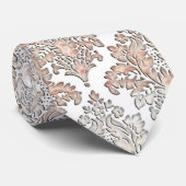 Patroon Damask Design 2 Uniek Ontwerp Stropdas (Opgerold)