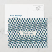 Patroon Dank u Briefkaarten (Voorkant / Achterkant)