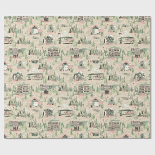 patroon Derry-locaties Cadeaupapier (Vlak)