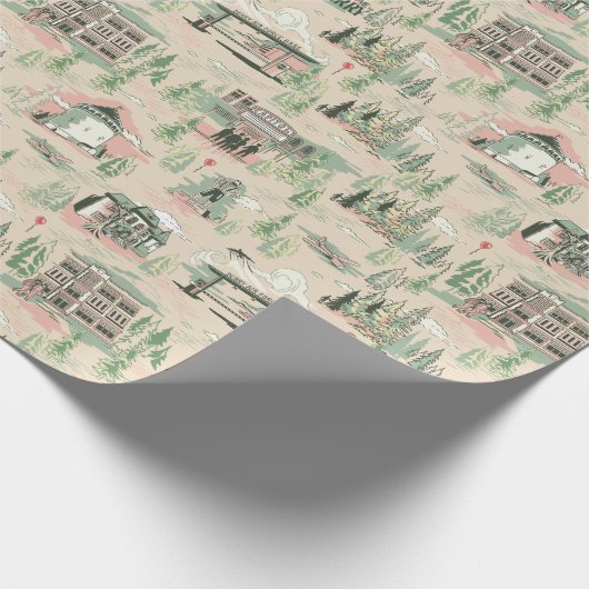 patroon Derry-locaties Cadeaupapier (Hoek)