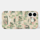 patroon Derry-locaties Case-Mate iPhone Case (Achterkant (horizontaal))
