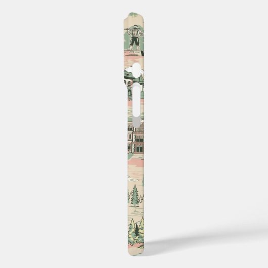 patroon Derry-locaties Case-Mate iPhone Case (Achterkant / Links)