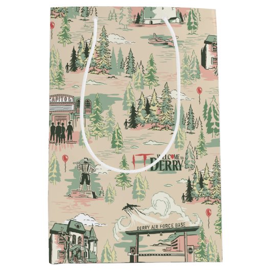 patroon Derry-locaties Medium Cadeauzakje (Voorkant)