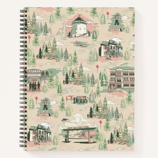 patroon Derry-locaties Notitieboek (Voorkant)
