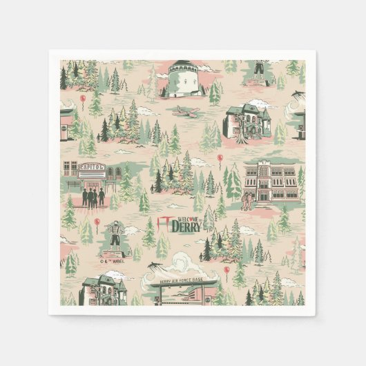 patroon Derry-locaties Servet (Voorkant)