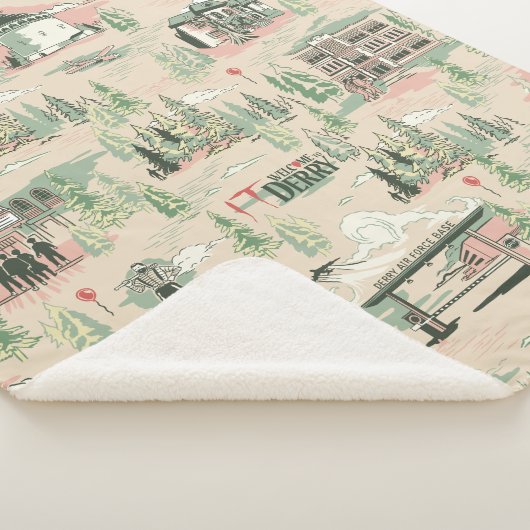 patroon Derry-locaties Sherpa Deken (3/4)