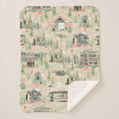 patroon Derry-locaties Sherpa Deken (Voorkant)