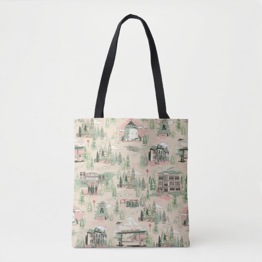 patroon Derry-locaties Tote Bag (Voorkant)
