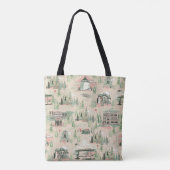 patroon Derry-locaties Tote Bag (Achterkant)