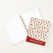 Patroon Dier Gezichten Notitieboek (Binnen)