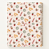 Patroon Dier Gezichten Notitieboek (Achterkant)