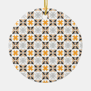 Patroon Dog Argenta Keramisch Ornament