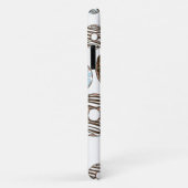 Patroon donuts, blauwe donuts, bruine donuts Case-Mate iPhone case (Achterkant/rechts)