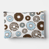 Patroon donuts, blauwe donuts, bruine donuts etui (Achterkant)