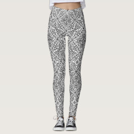 Patroon doodles leggings