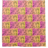 patroon douchegordijn (Voorkant)