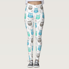 Patroon eigenaar en filiaal leggings