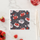  patroon, elegant floraal ontwerp servet (Insitu)