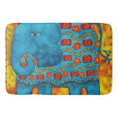 Patroon Elephant Aquarel Illustratie Badmat (Voorkant)