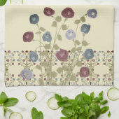 Patroon en bloemig geaccentueerd theedoek (Gevouwen)