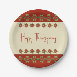 Patroon en Sinaasappel, gemengd Papieren Bordje