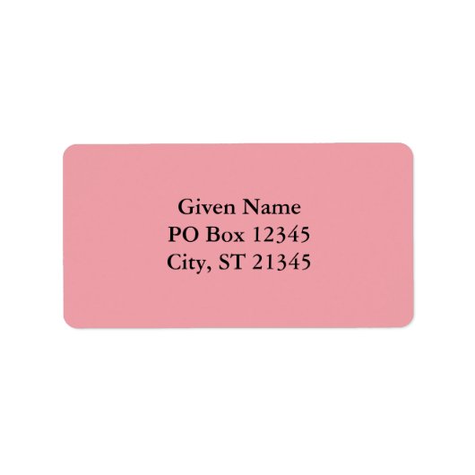 Patroon Etiket (Voorkant)