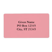 Patroon Etiket (Voorkant)