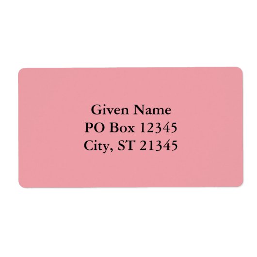 Patroon Etiket (Voorkant)