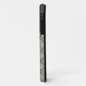 Patroon Fabric Plaid iPhone Case (Achterkant/links)