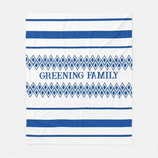 Patroon familie vervagen traditionele deken (Voorkant)