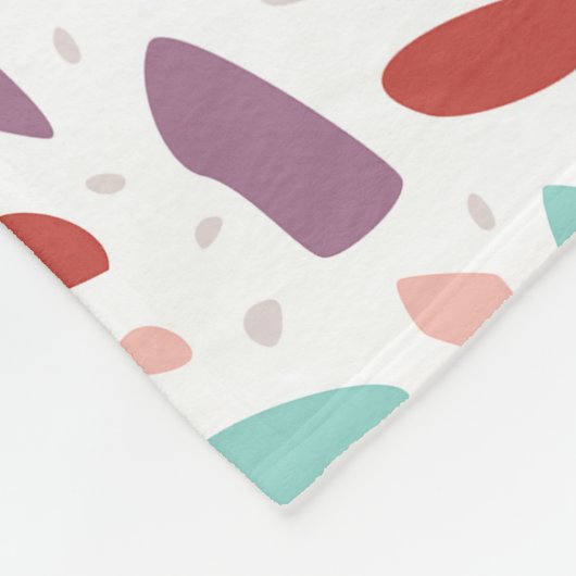 patroon fleece deken (Hoek)