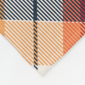 Patroon Fleece Deken (Hoek)