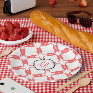 Patroon Franse Bulldog Bord
