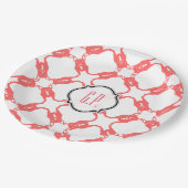 Patroon Franse Bulldog Bord (Gekanteld)