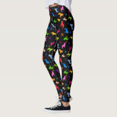 Patroon Franse Bulldogs Leggings (Links)